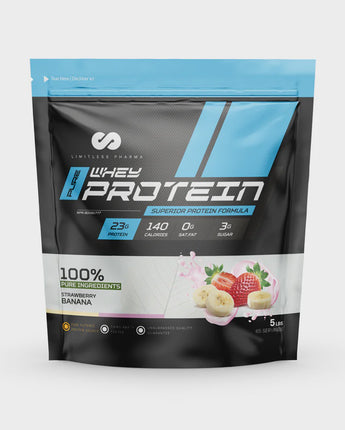 Limitless Pharma 100% Pure Whey Protein 5lbs