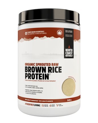 North Coast Naturals Organic Sprouted Raw Brown Rice Protein 840g
