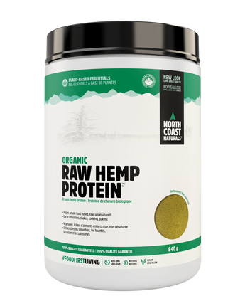 North Coast Naturals Organic Raw Hemp Protein 840g
