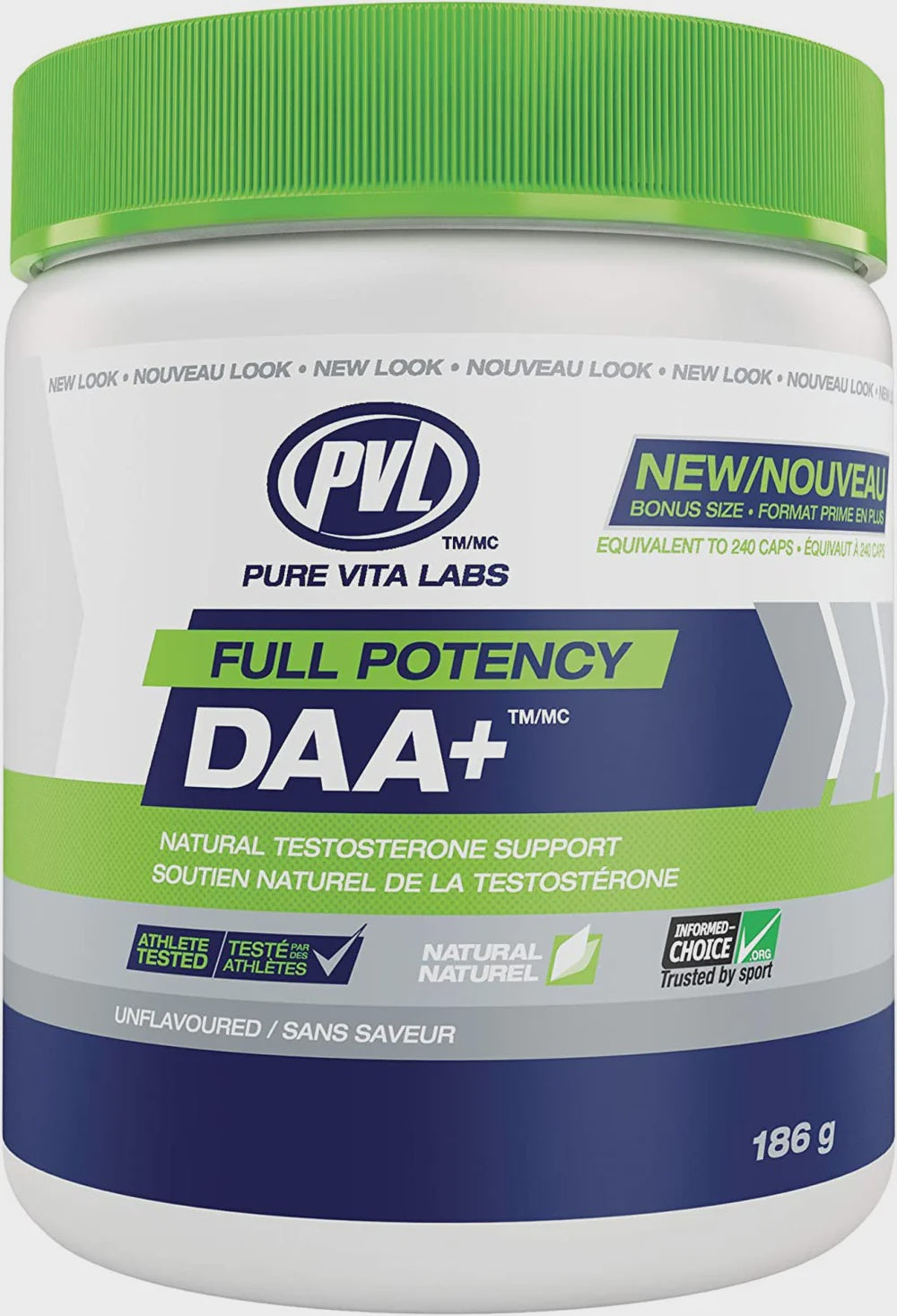 PVL Full Potency DAA+ Powder 186g – Warrior Supplements
