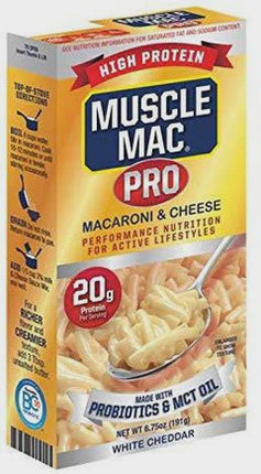 Muscle Mac Pro White Cheddar, Box
