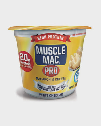 Muscle Mac Pro White Cheddar, Cup